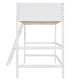 preview thumbnail 35 of 36, Twin Size Solid Wood Loft Bed with Ladder and Fence for Bedroom, Boys and Girls