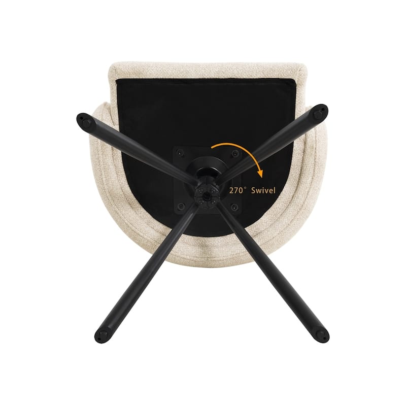 270 Degree Swivel Modern Home Office Desk Chairs Set of 2