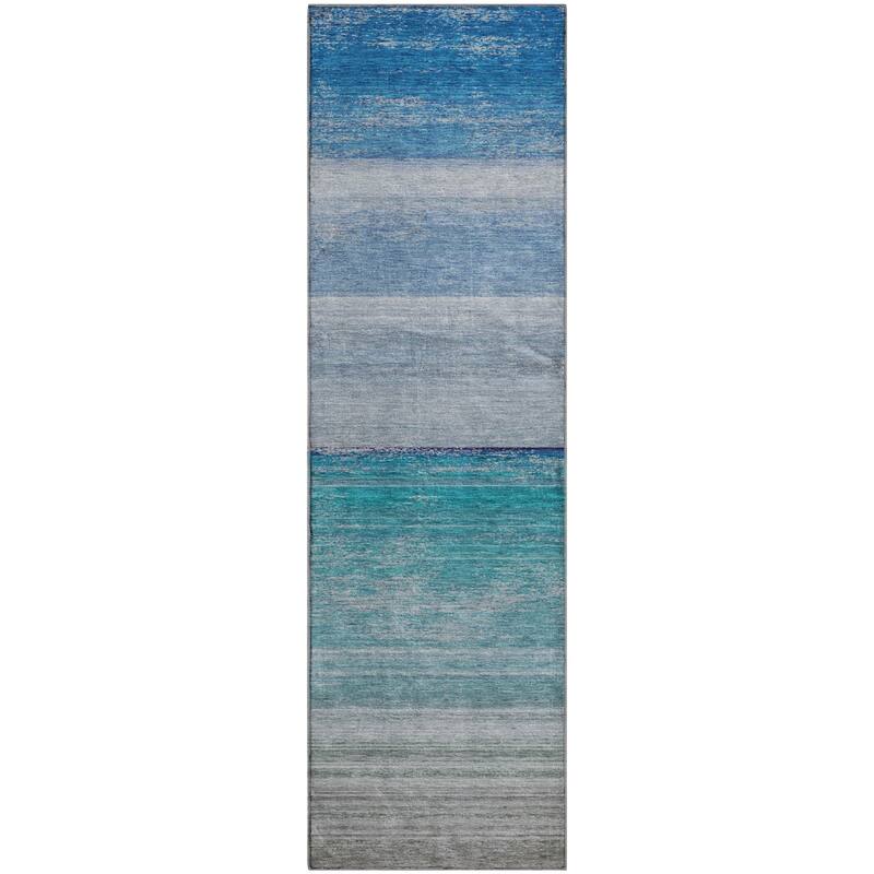 Premium Washable Super Soft Ombre Stripes Mayfield Rug
