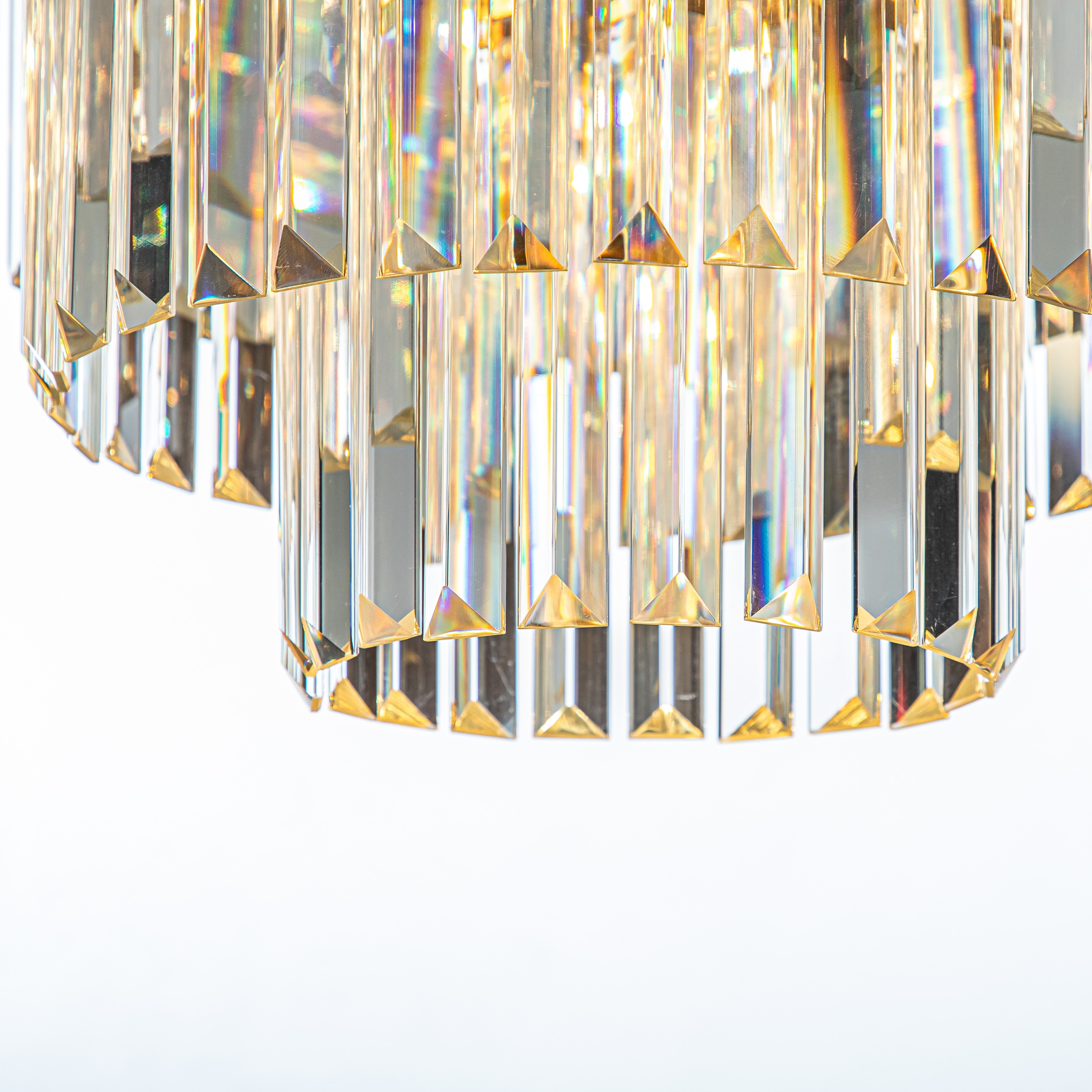 CraftHome 6-Lights Mid-Century Modern Antique Tier Round