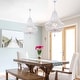 preview thumbnail 24 of 23, Oaks Aura Farmhouse Candle Style 4-Light Wood Ceiling Light Bohemia Beaded Wood Chandelier