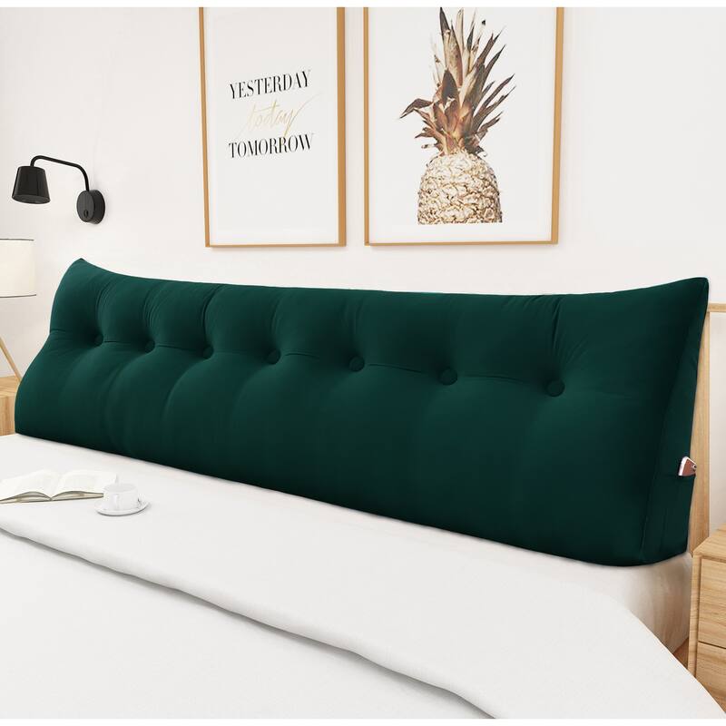 WOWMAX Bed Rest Wedge Bolster Reading Pillow Daybed Dorm Headboard