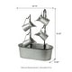 preview thumbnail 19 of 19, Glitzhome 33"H Farmhouse Metal Four-Pitchers Cascading Fountain