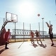 preview thumbnail 7 of 5, 18" Basketball Rim Wall Door Mounted Standard Goal (Hollow Steel) - Orange