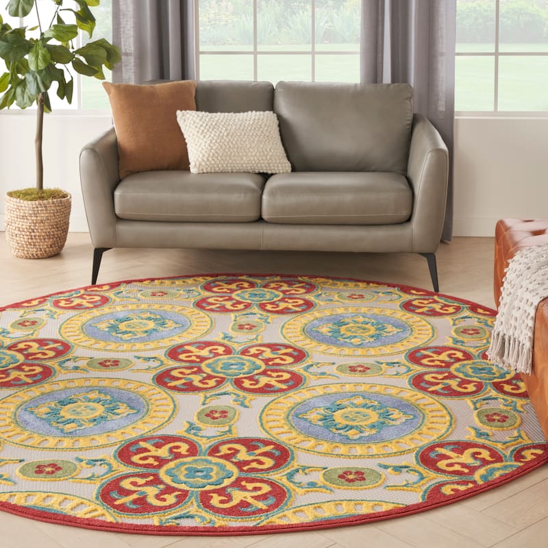 Nourison Aloha Indoor/outdoor Geometric Area Rug
