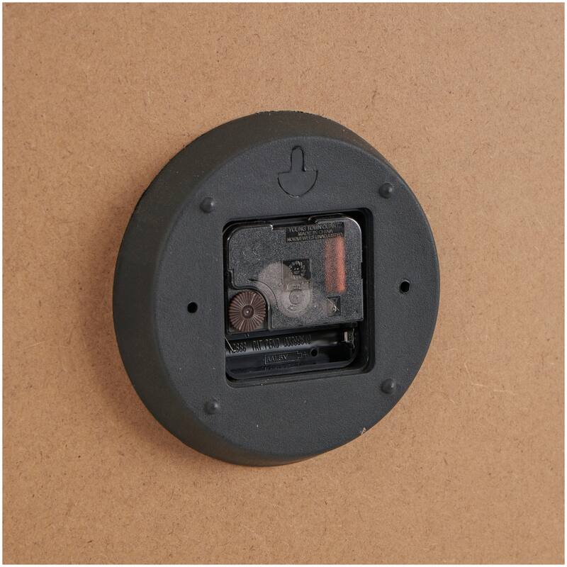 Gold Metal Antique Inspired Decorative Wall Clock with Scrolled Finial