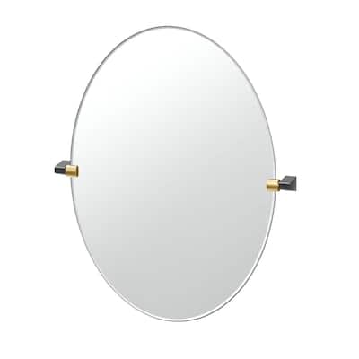 Gatco 5659LG A-Line 32" x 27-1/8" Contemporary Oval Frameless Bathroom