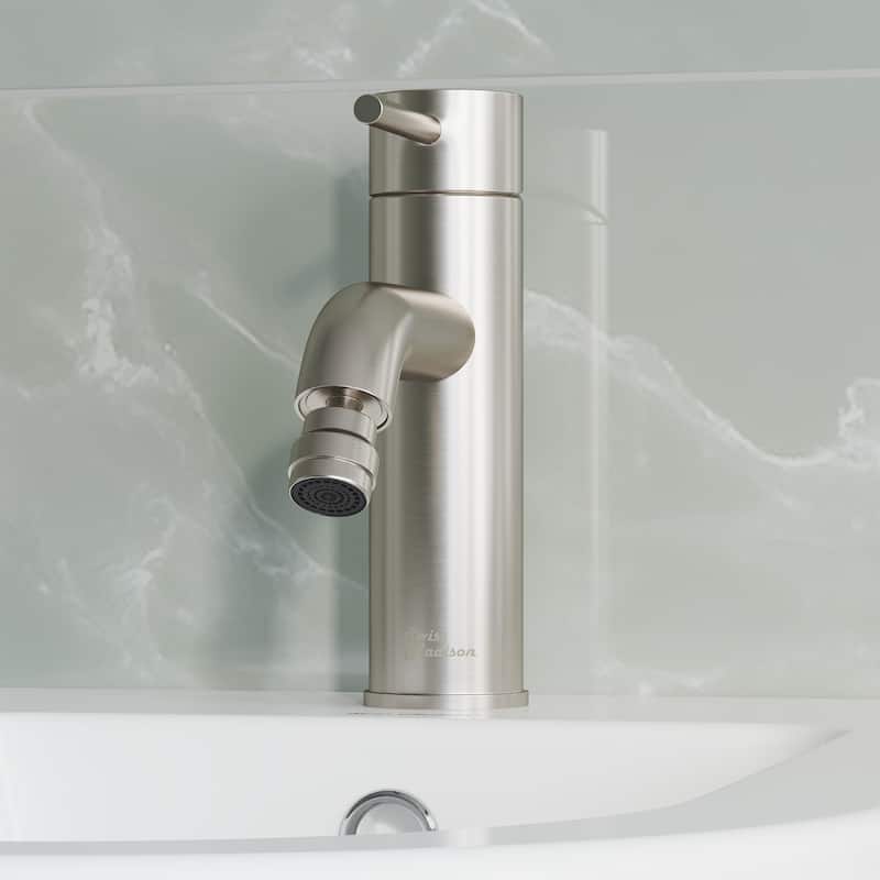 Dieppe Bidet Faucet In Nickel - 17.32" x 12.6" 17.52"