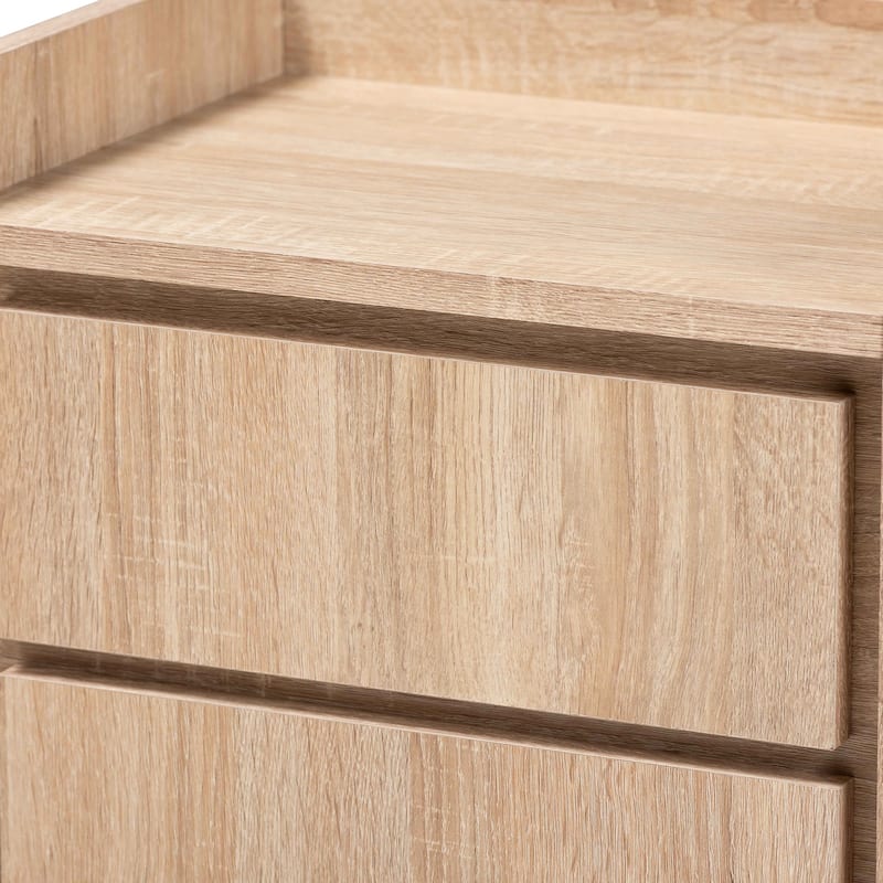 Hale Modern and Contemporary Wood 1-Door Nightstand