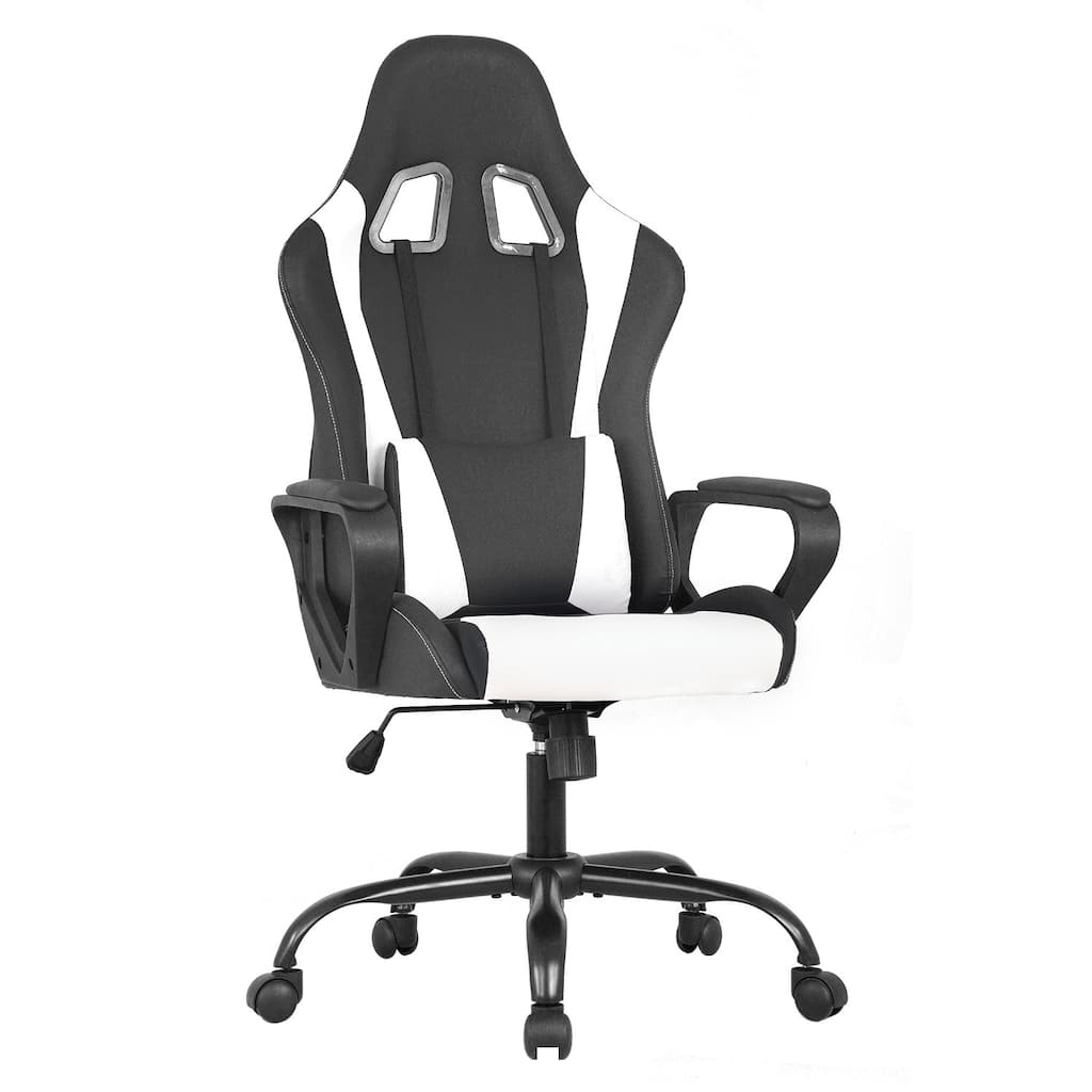 Furniture of America Raze Ergonomic Adjustable Reclining Gaming Chair with Lumbar Pillow
