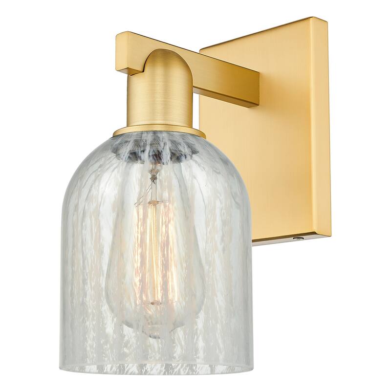 Innovations Lighting Endless Possibilities Arcadia - Caledonia - 1 Light 5" Sconce - Mouchette/Satin Gold