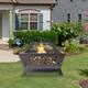 Iron Fire Pit Outdoor