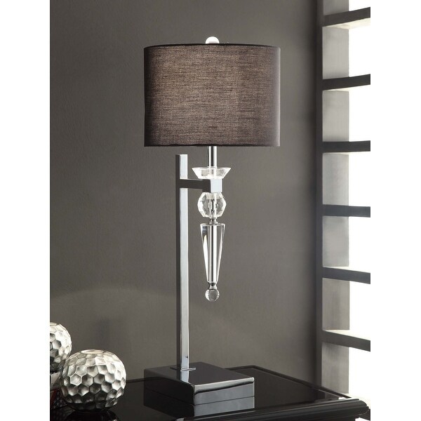 tall chrome table lamps