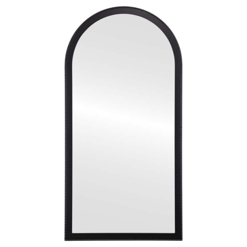 Van Buren Framed Full Length Mirror - Crescent Cathedral - 23.4x47.4 - Black