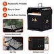 preview thumbnail 3 of 6, 4 in 1 Outdoor Pizza Oven 2 Layer Detachable Grill Oven Multifunctional Pizza Maker with Pizza Stone - 12 inch