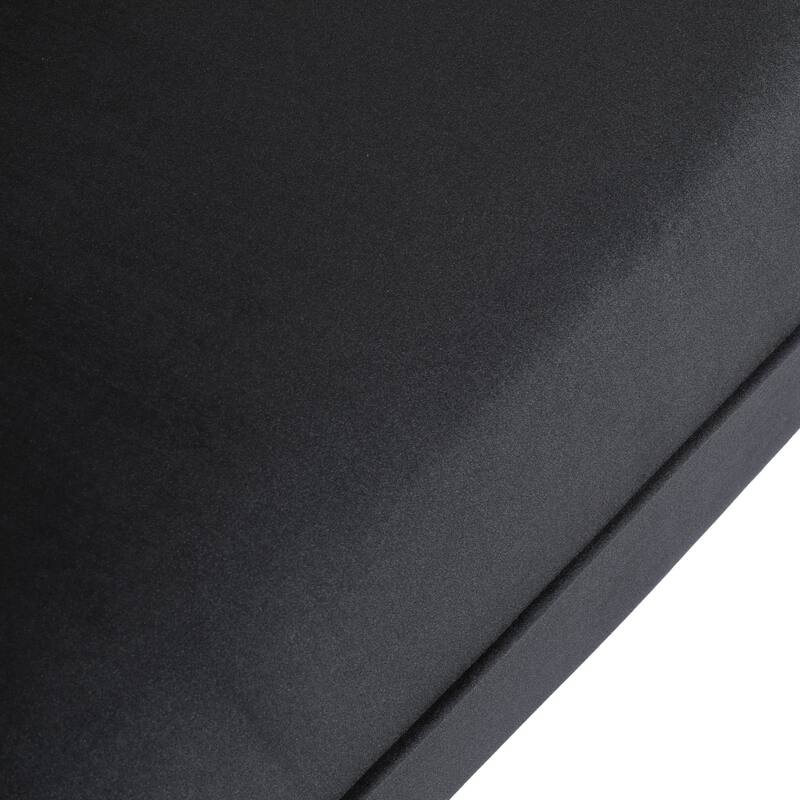 Black 83.25" Velvet Channel Tufted 3-seater Sofa with Birch Wood Legs for Living Room