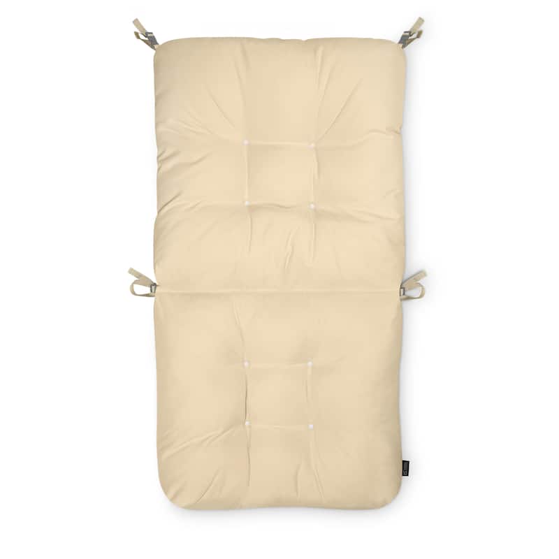 Classic Accessories 21 x 19 x 22.5 Inch Patio Chair Cushion - Soft Beige