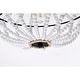 preview thumbnail 5 of 13, Roly 16 Inch White Beads Bohemian Pendant Chandelier 1-Light