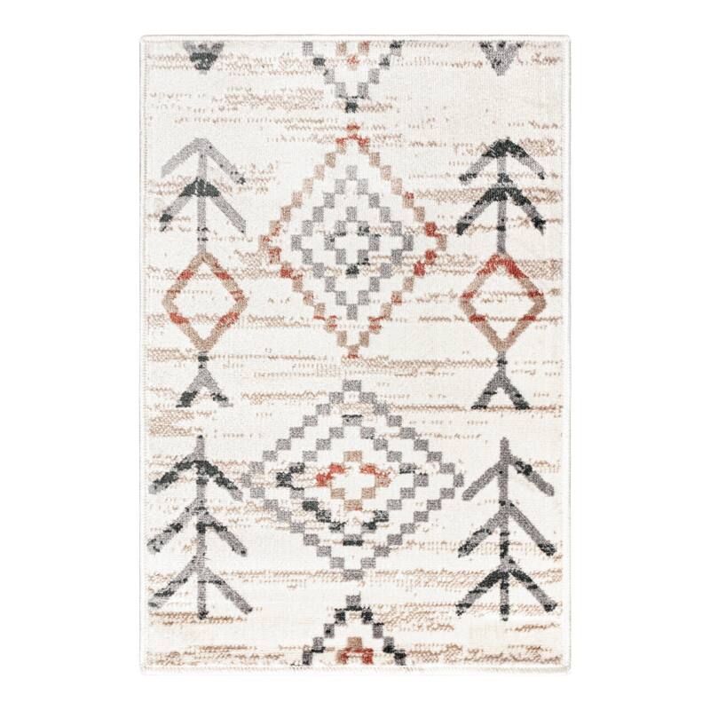 Modern Geometric Southwestern Indoor Area Rug by Superior