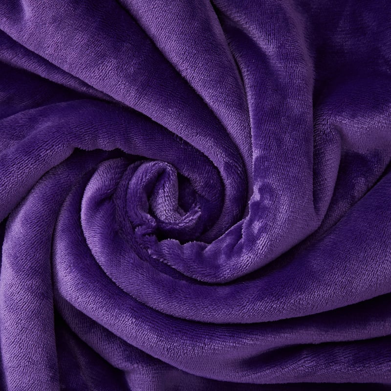 Sherpa Fleece Throw Blanket Reversible Plush Bed Blanket