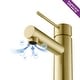 preview thumbnail 59 of 121, Luxury Solid Brass Single Hole Bathroom Faucet