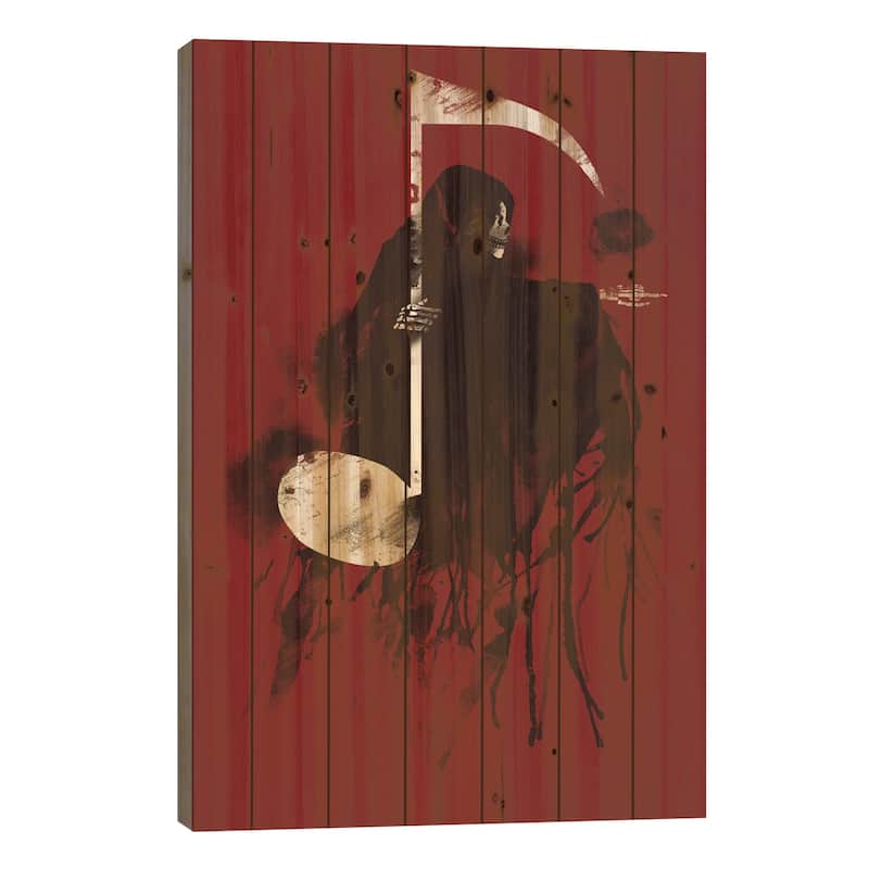 Death Note Print On Wood by Tobias Fonseca - Multi-Color - 40x26x1.5