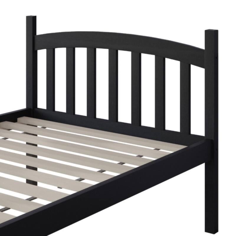 CraftPorch Mid-Century Twin Over Twin Bunk Bed