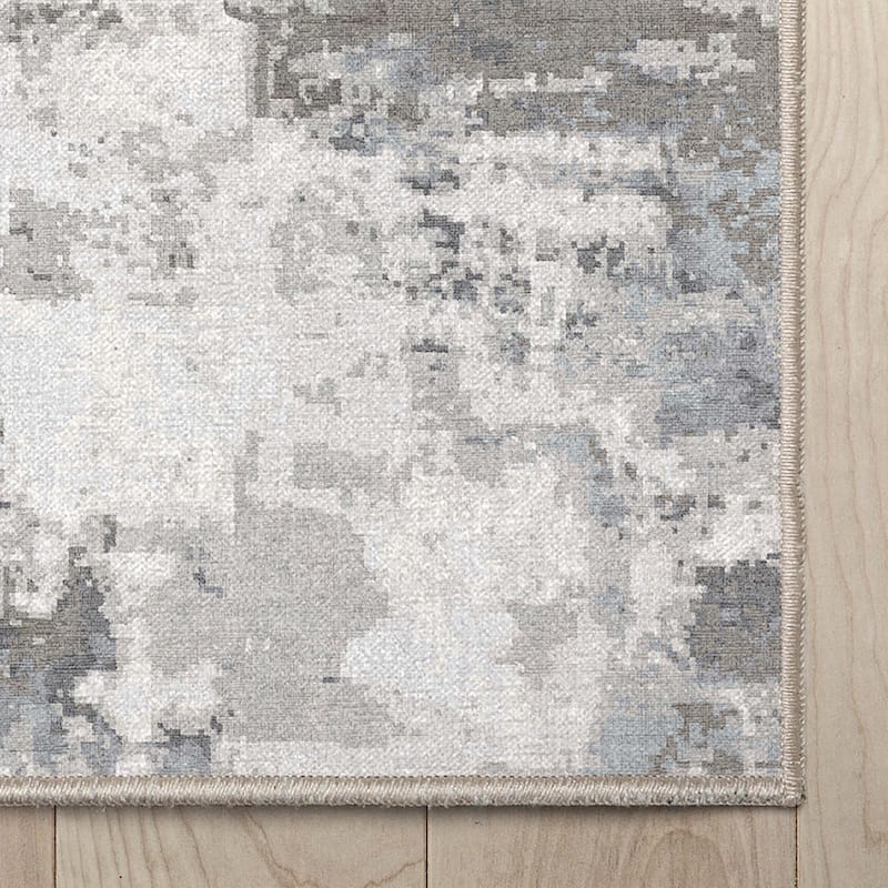 Well Woven Abstract Marrakech Modern Brushstroke Flat-Weave Rug