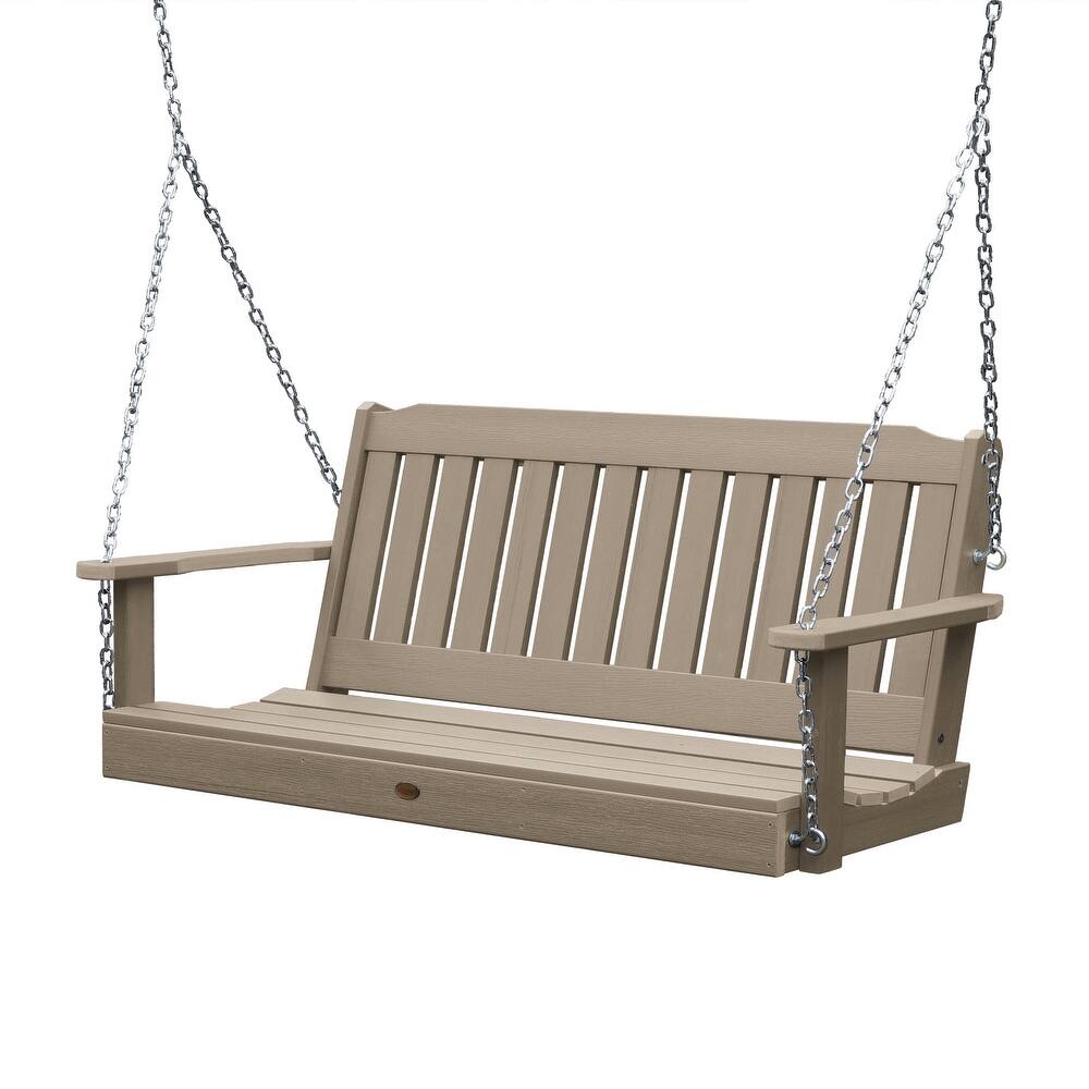HIGHWOOD Lehigh 5-foot Eco-friendly Synthetic Wood Porch Swing