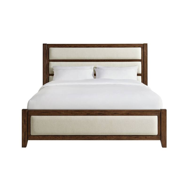 Marlow Upholstered Panel Bed, Sable, King