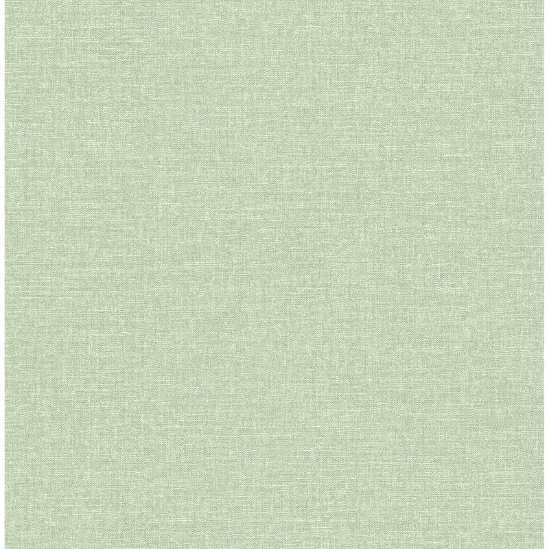 Brewster Glen Sage Linen Wallpaper