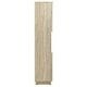 preview thumbnail 7 of 8, Render Tall Narrow Faux Travertine Linen Storage Cabinet