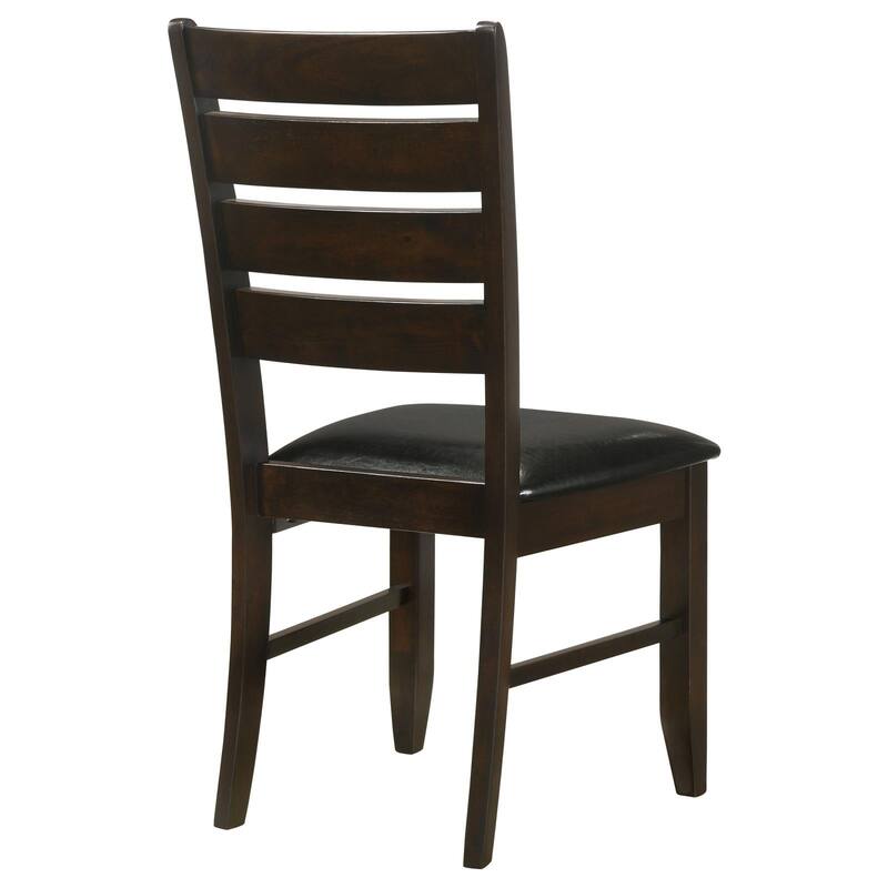 Wooden Padded Seat Side Chairs.Dining Chair (Set of 2)