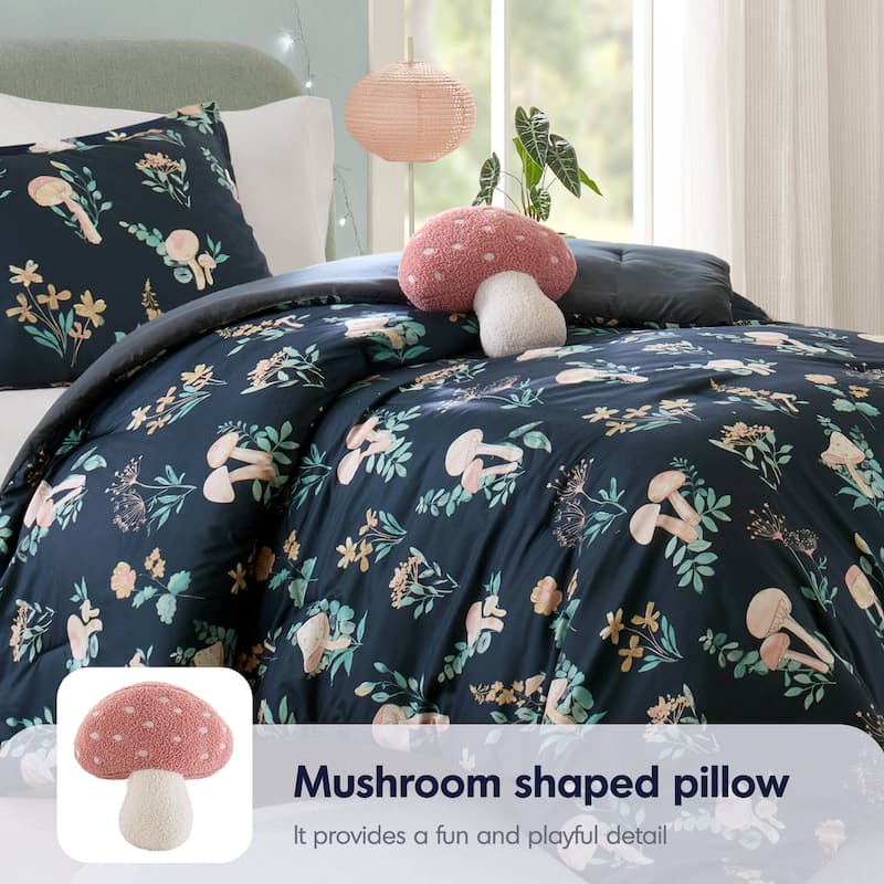 Intelligent Design Brynn Mushroom Garden Comforter Set
