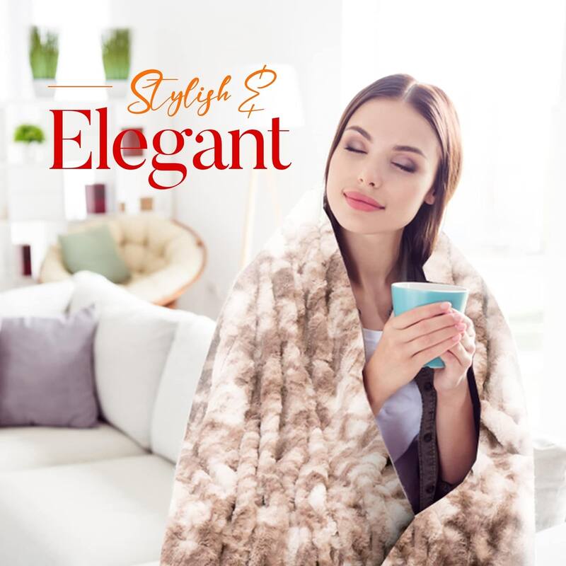 Cheer Collection Luxurious Soft Throw Blanket.
