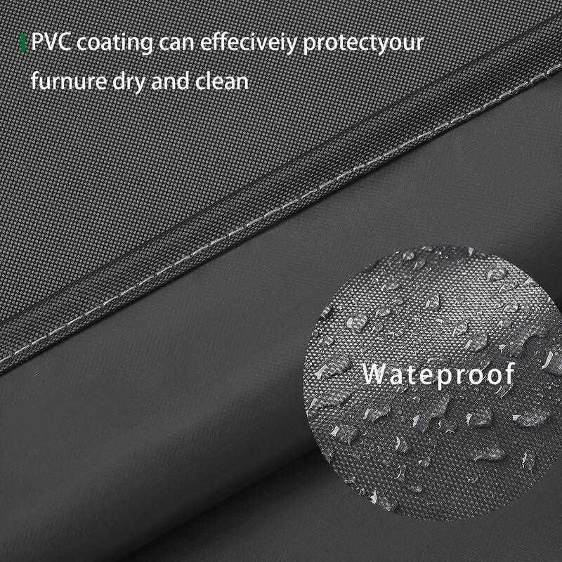 Patio Furniture Cover Waterproof Heavy Outdoor Dining Table Set Cover-fit 8-12 seat