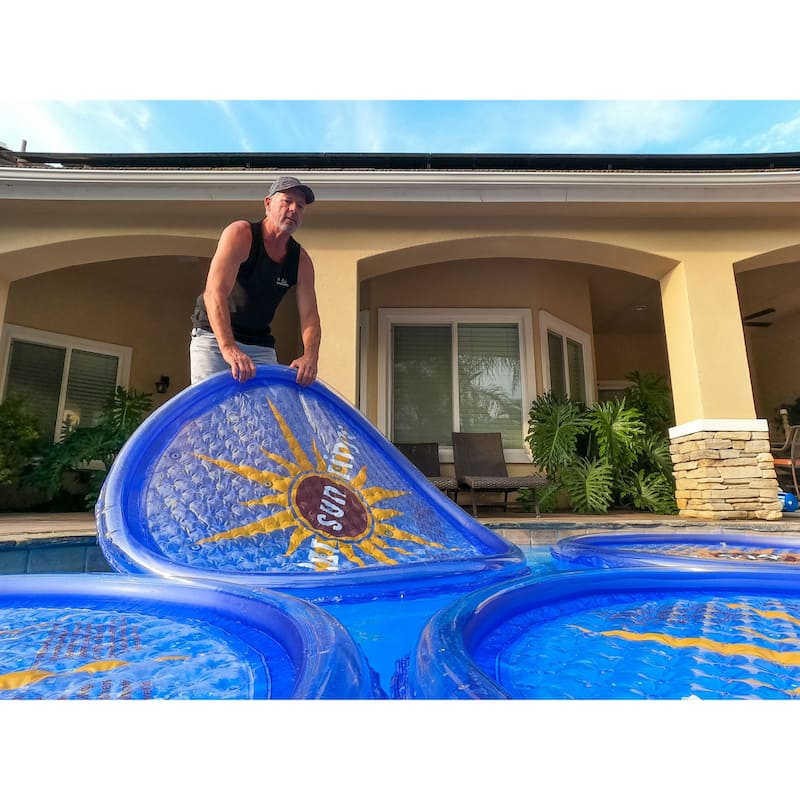 Solar Sun Rings UV Resistant Pool & Spa Heater Circular Solar Cover (9 Pack)