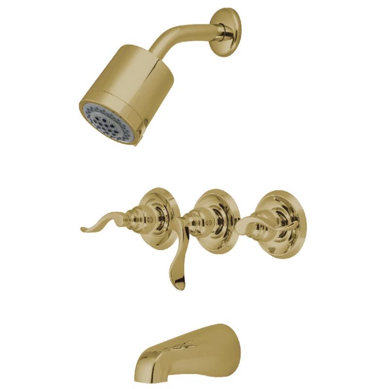 Kingston Brass NuWave French Tub and Shower Trim Package with 1.8 GPM