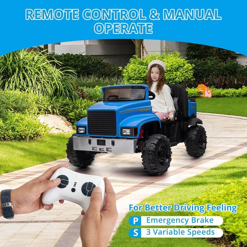 Ride On Truck for Kids 24V Ride On Car with Remote Control