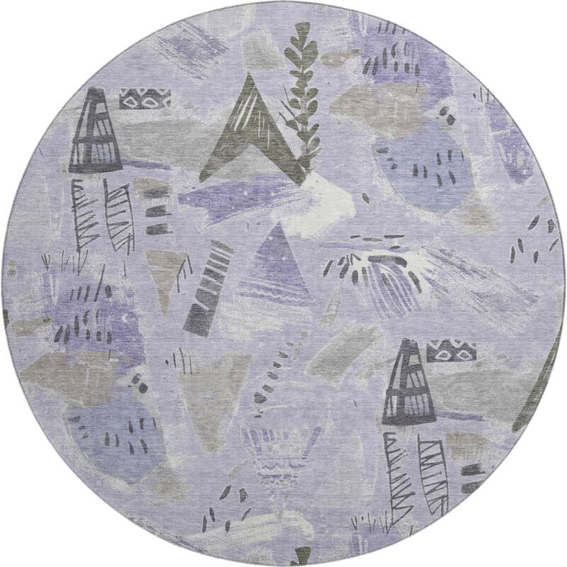 Premium Washable Super Soft Abstract Fragments Mayfield Rug