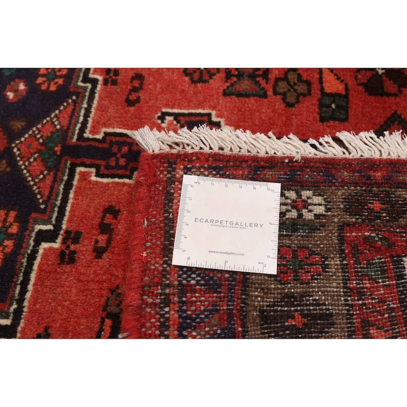 ECARPETGALLERY Hand-knotted Andelz Red Wool Rug - 3'1 x 5'2