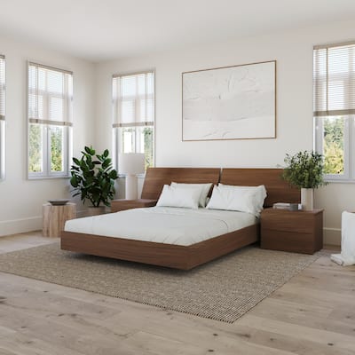 Oslo 4-Piece Floating Platform Bedroom Set