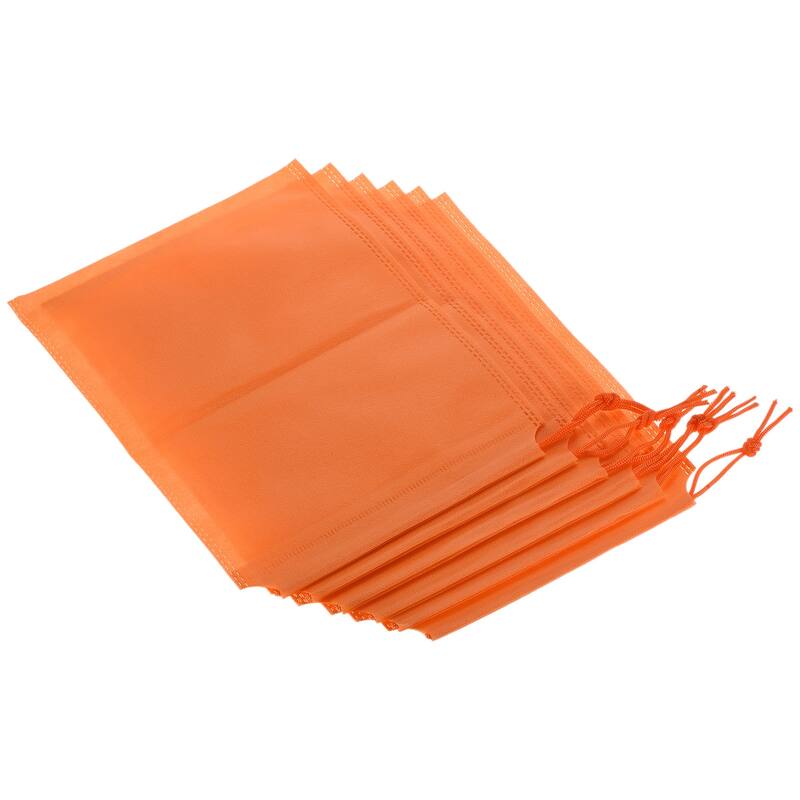 Single Drawstring Storage Bag Fiber Cloth, 6Pcs