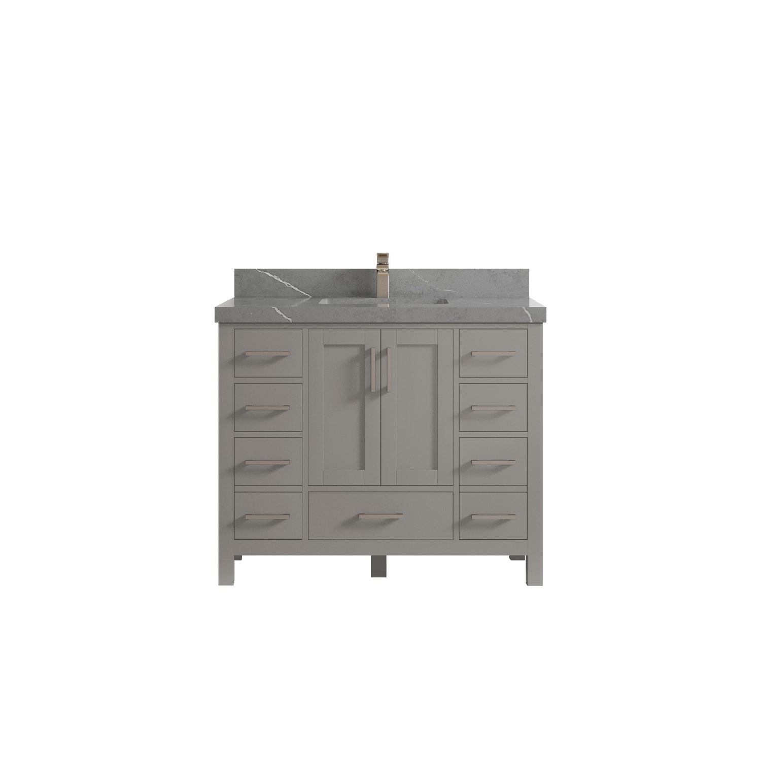 Willow Collections 42 in. W x 22 in. D Malibu Single Sink Bathroom Vanity with Countertop