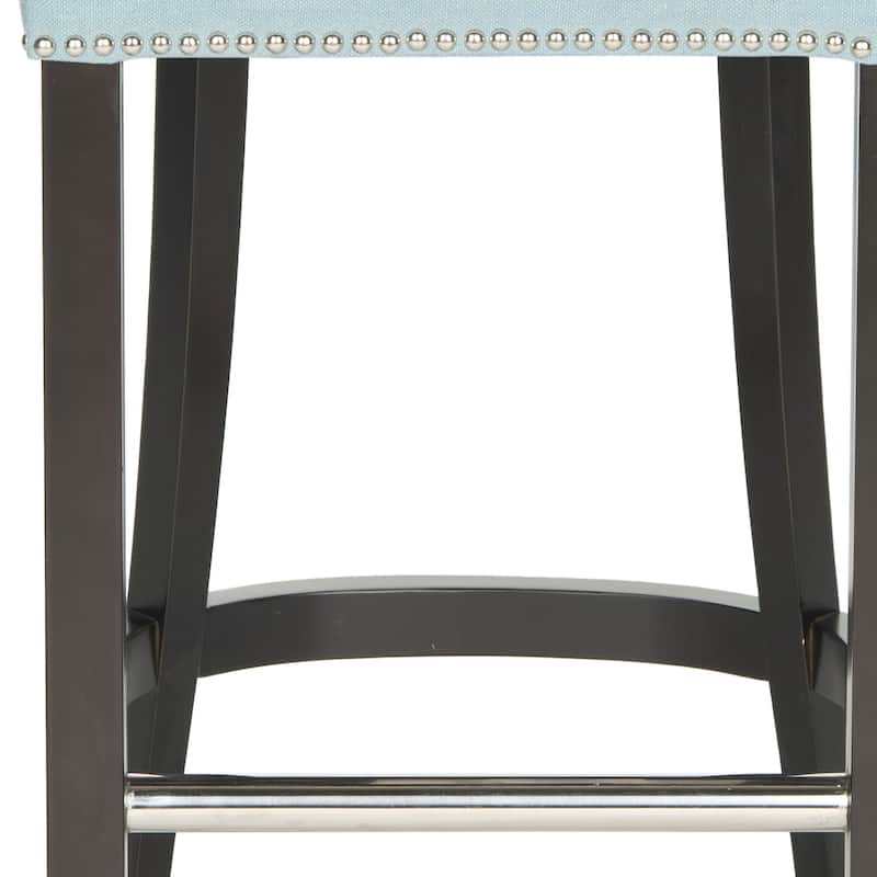 SAFAVIEH Kayla Charcoal Ring 30-inch Bar Stool - 19.6" x 24.2" x 43.7" - 20Wx24Dx44H