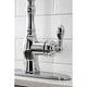 preview thumbnail 3 of 20, American Classic Single-Handle Kitchen Faucet with Brass Sprayer