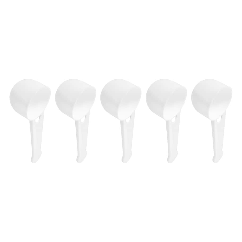 Plastic Measuring Spoons Powder Scoops Spoon Kitchen Spoons, 10g White