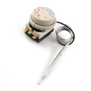 Adjustable Dial -30 to 30C Temperature Switch Refrigerator Thermostat ...