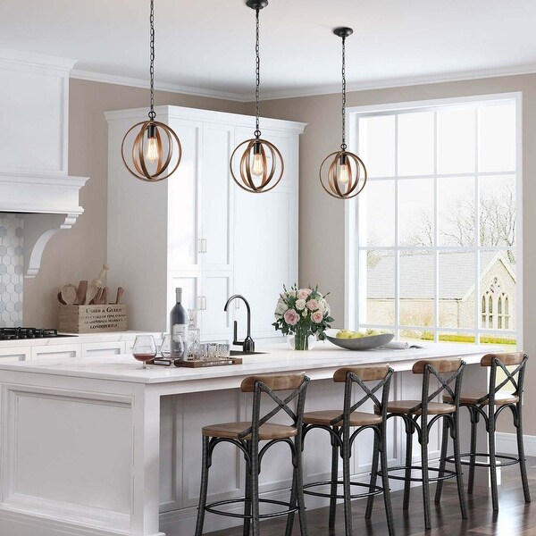 Shop Carbon Loft Ghaffari Farmhouse Globe Pendant Lighting ...