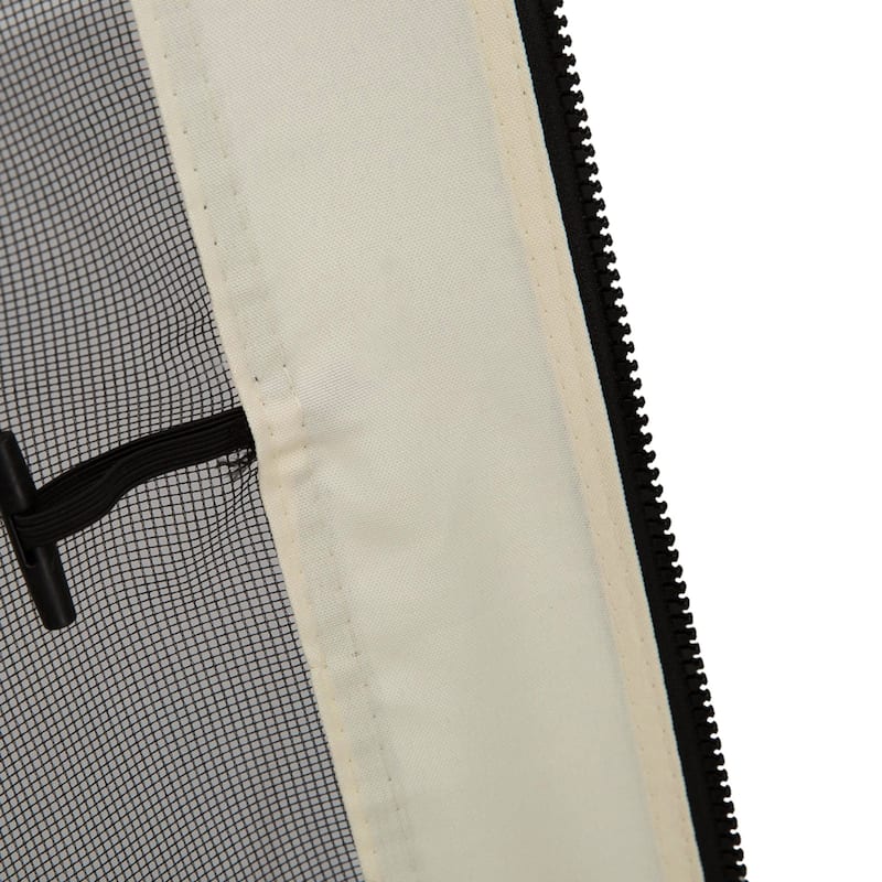 Outsunny 13' x 13' Universal Replacement Mesh Sidewall Netting for Patio Gazebos and Canopy Tents with Zippers, (Sidewall Only)